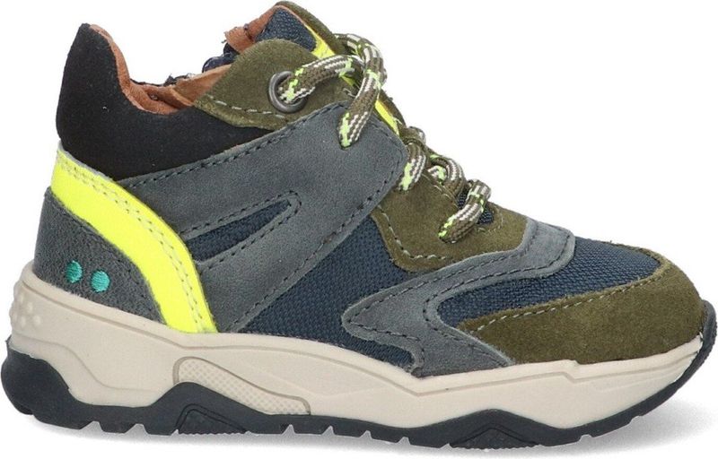 Bunnies - 223844 - Veterschoenen - Olijf - Leer