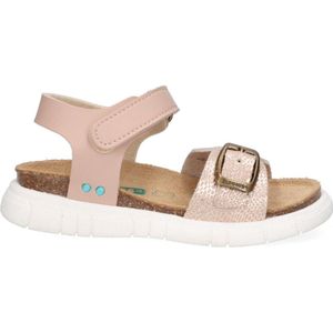 BunniesJR 224423-770 Meisjes Sandalen - Roze Print - Imitatieleer - Klittenband