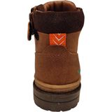 BunniesJR 224700-513 Jongens Biker Boots - Bruin - Nubuck - Veters