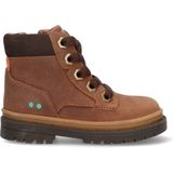 BunniesJR 224700-513 Jongens Biker Boots - Bruin - Nubuck - Veters