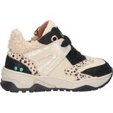 BunniesJR - 224844-589 - Hoge Sneakers - Zwart/Beige - Leer - Veters