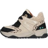 BunniesJR - 224844-589 - Hoge Sneakers - Zwart/Beige - Leer - Veters
