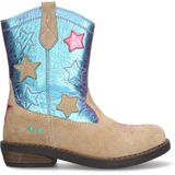 BunniesJR 224826-408 Meisjes Cowboy Boots - Taupe - Suède - Ritssluiting