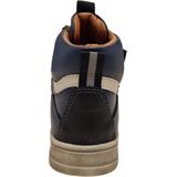 BunniesJR 224833-420 Jongens Hoge Sneakers - Blauw - Leer - Klittenband