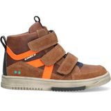 BunniesJR 224833-513 Jongens Hoge Sneakers - Bruin - Leer - Klittenband