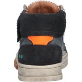 BunniesJR 224834-420 Jongens Hoge Sneakers - Blauw - Leer - Veters