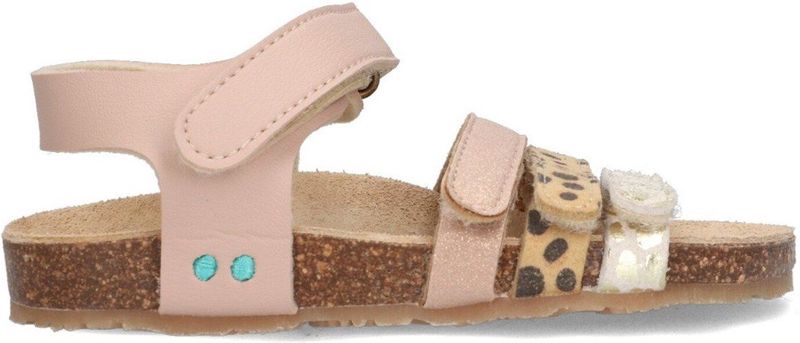 BunniesJR - Babs Beach - Sandalen - Roze - Imitatieleer - Klittenband