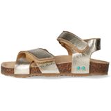 BunniesJR - 225418-794 - Meisjes Sandalen - Goud/Print - Imitatieleer - Klittenband