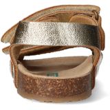 BunniesJR - 225418-794 - Meisjes Sandalen - Goud/Print - Imitatieleer - Klittenband
