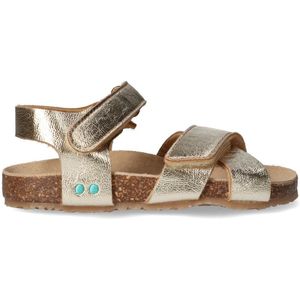 BunniesJR - 225418-794 - Meisjes Sandalen - Goud/Print - Imitatieleer - Klittenband