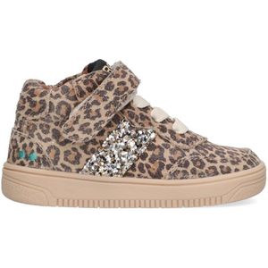 Bunnies JR - Mika - Babyschoenen - Mellow - Suède en Leer met Glitter Accenten