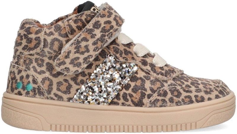 Bunnies JR - Mika - Babyschoenen - Mellow - Suède en Leer met Glitter Accenten