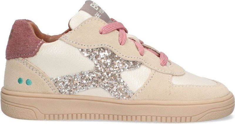 Bunnies JR - Monica Mellow - Lage Sneakers - Suède en Leer - Glitter Accenten