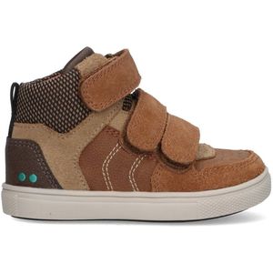 BunniesJR - 225750-414 - Hoge Sneakers - Bruin - Leer - Klittenband