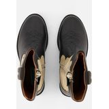 Bunnies - Romee Rodeo - Cowboylaarzen - Zwart - Leer en Suède
