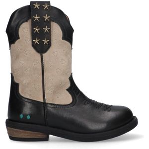 Bunnies - Romee Rodeo - Cowboylaarzen - Zwart - Leer en Suède