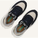 BunniesJR - 225840-420 - Lage Sneakers - Blauw - Leer - Veters