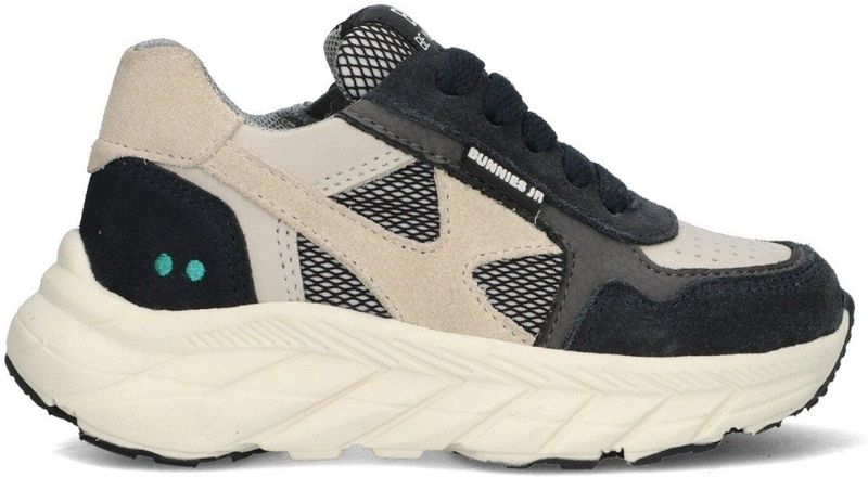 BunniesJR - 225840-420 - Lage Sneakers - Blauw - Leer - Veters