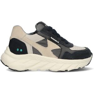 BunniesJR - Rio Rush - Chunky Sneakers - Zwart/Beige - Suède