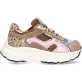 BunniesJR - 225842-408 - Lage Sneakers - Roze - Leer - Veters