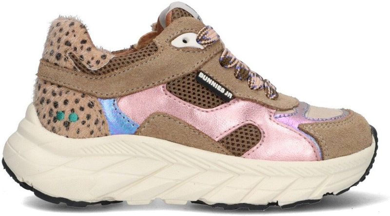 BunniesJR - 225842-408 - Lage Sneakers - Roze - Leer - Veters