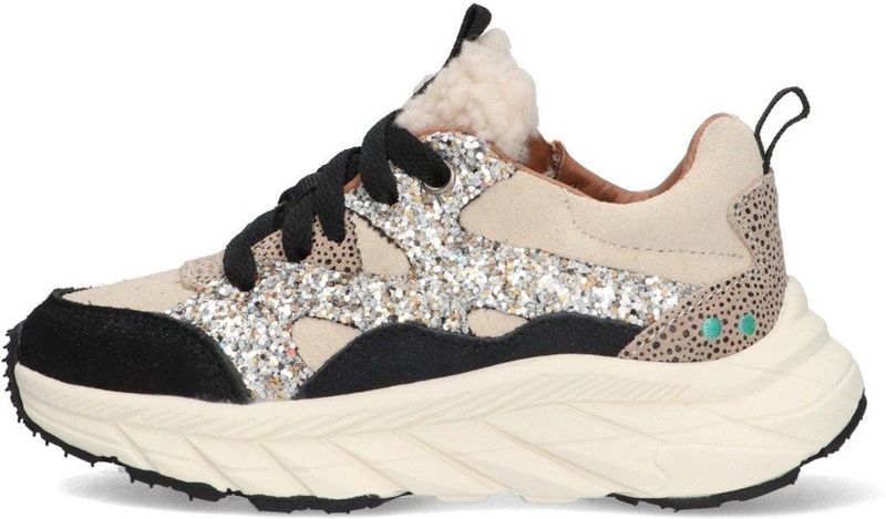 BunniesJR - Roxy Rush - Lage Sneakers - Suède - Met Glitter Accenten