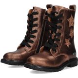 BunniesJR - Hailee Happy - Leren Veterboots - Rosé