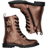 BunniesJR - Hailee Happy - Leren Veterboots - Rosé