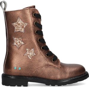 BunniesJR - Hailee Happy - Leren Veterboots - Rosé