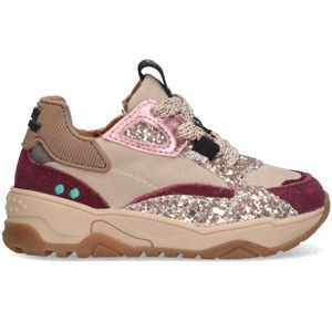 BunniesJR - Sneaker - Suède - Met Glitters - Chunky Zool