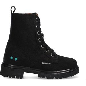 BunniesJR - Enkelboot - Imitatieleren Voering - Met Rits- en Vetersluiting