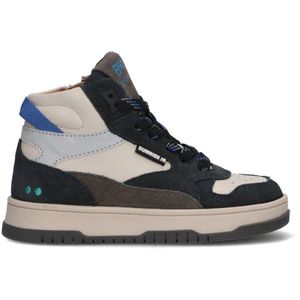 BunniesJR - Billie Baas - Leren Sneakers - Donkerblauw