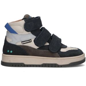 Bunnies Jr. - Benjamin Baas - Halfhoge Sneakers - Donkerblauw - Klittenband