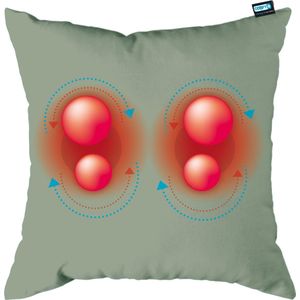 Comfy massagekussen | mint | massage apparaat met infrarood warmtefunctie | adapter voor auto