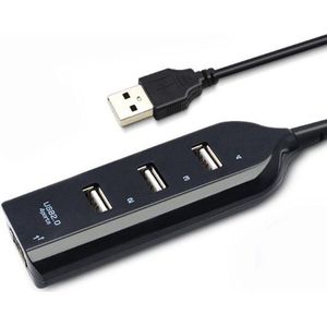 USB splitter | USB hub | Hoge snelheid 4 Poorten USB 2.0 HUB | Draagbare USB-splitter