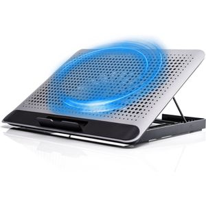 Laptop Cooler – Standaard met Ventilator –  12 tot 17Inch – Verstelbaar – Laptop Koeler - Laptop Cooling Pad