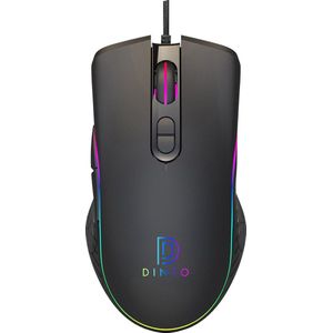 DINTO® Gaming Muis S103 - Optische - 6400 DPI - RGB - Game Muis