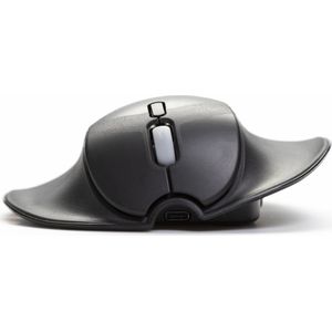 Handshoemouse Shift Medium Ergonomische Muis - Zwart - Verticaal - Rechtshandig - Linkshandig