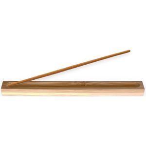 a sunny day wierook houder - wierookhouder - bamboe - wierookhouder plankje - scandinavisch design - houder voor wierook en wierookkegels - wierookhouder - meditatie - aromatherapie - rituelen - 22,8 x 2,1 cm