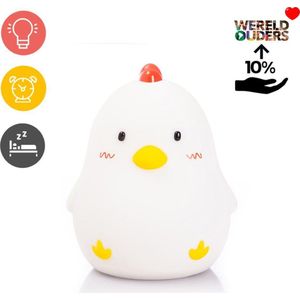 Chicka Chicken - Nachtlampje Kinderen - Nachtlampje Baby - Tafellamp Slaapkamer - Lamp Kinderkamer