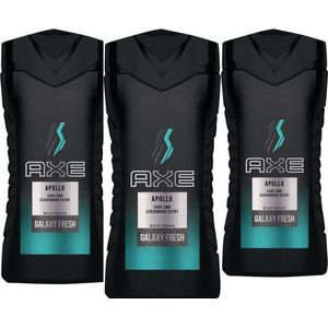 Axe Douchegel Apollo 3 x 250 ml - 5in1 Formule