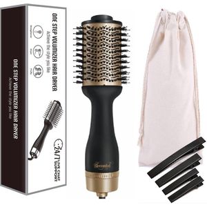 Blossombel Föhnborstel - Ionisch - 4 in 1 - 1200W + stylingkam