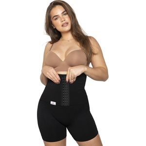 Wondermom Postpartum Belly Binder Shorts- Shapewear - Sluitlaken - buikband - zwart - Maat L