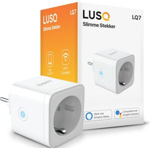 LUSQ® - Slimme Stekker - Smart Plug - Incl. Tijdschakelaar & Energiemeter