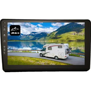 BergGPS - FD-9000 – 9-inch- Camper Navigatie - Radio - Carplay/Android Auto - Camperplaatsen/APPS - Europa