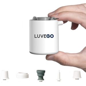 Luvego luchtbed pomp MINI PUMP - Oplaadbare luchtbedpomp - 400LM lantaarn - 3-in-1