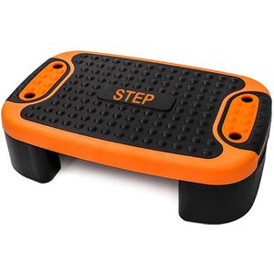 Stiel Verstelbare Multifunctioneel 4-in-1 Aerobic Fitness Stepper - Oranje