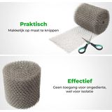 VerminBuster Muizengaas - 1m x 15cm - Rattengaas - RVS Weringsgaas - Stootvoegrooster gaas