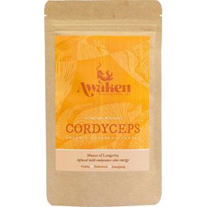 Awaken Cordyceps Paddenstoelen Poeder - Premium quality - 100 Gram Stazak