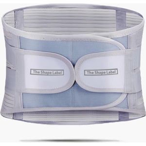The Shape Label™ Lumbar Belt Advanced™ Rugbrace - Medische Rugband - Rugbrace en Rugband voor de onderrug & lage rugpijn - Gratis Gelkompres - XL